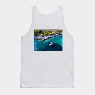 Boat in the bay Tank Top